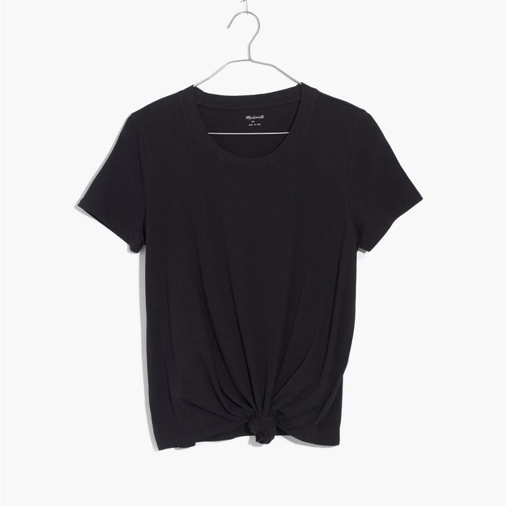 Madewell Knot-Front Tee
